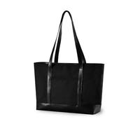 decor gift borsa moderna del computer portatile con cerniera Vangogh Girasoli Starry per le donne lavorare con, Colore nero puro