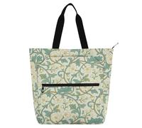 decor gift Borsa tote per bambini, per ragazzi e ragazze, con motivo William Morris, grande, resistente, riutilizzabile, per biblioteca, scuola, lavoro, viaggi