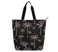 decor gift Borsa tote per bambini per ragazzi ragazze adulti stile gotico palma perla futuristica leggera insegnante tote bag con tasche interne per college shopping spiaggia