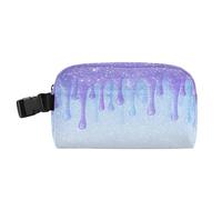 decor gift Borse isolate a tenuta stagna Lunch Box Ragazzi con fibbia Cooler Box per Scuola Ufficio Campeggio Picnic Glitter Blu Viola