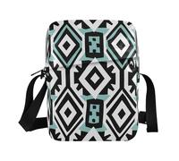 decor gift carino messenger bag in bianco e nero illustrazione design menta borsa a tracolla tracolla regolabile per sport all'aria aperta sport all'aperto bolsos para mujeres