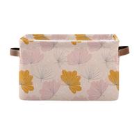 decor gift cesti portaoggetti Arancione Petalo Rosa Boho cesti pieghevoli e impermeabili per contenitori di stoccaggio con manico robusto atorage accessori 2 Pezzi per coperta guarda ropa para cuarto