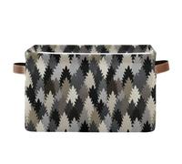 decor gift cestini di stoccaggio Modello astratto Grigio pieghevole e impermeabile utile cubo contenitori di stoccaggio con manico robusto roba fornitura set di 2 per casa bolsas para guardar cobijas