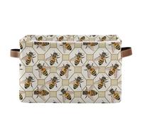 decor gift Cestini portaoggetti Miele Combs Bee pieghevole e impermeabile contenitore con manico robusto unità roba set di 2 per scrivania bolsas para guardar cobijas