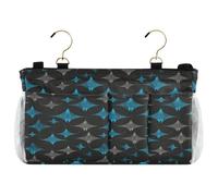 decor gift Comodino caddies Nordic Mantas blu e grigio comodino Storage Bag per letti a castello e ospedale camere dormitorio sponde letto organizador para accesorios de cama