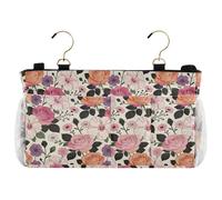 decor gift Comodino da appendere William Morris rosa rossa appeso comodino Caddy per libri telefoni cellulari chiavi bottiglia d'acqua accesorio para cama