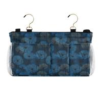 decor gift Contenitore laterale per letto a castello con dente di leone gotico blu nero appeso comodino Caddy per casa, dormitorio, letto a castello organizador para cama