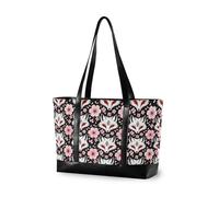 decor gift Custodia per laptop di on cerniera Colorful Shroom Black per le signore con il pannolino, Renard Japonais Anime Fleur Cerisier