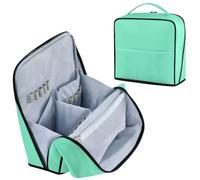 decor gift Custodia per trucco in piedi con divisori Aqua Marine tinta unita Pure