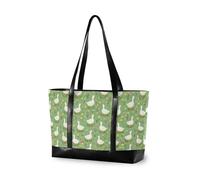decor gift Custodie per computer portatili con cerniera Conigli a righe e ossa per infermieri con pannolino, Divertente amante degli animali Silly Gooses