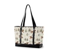 decor gift Custodie per computer portatili con cerniera Conigli a righe e ossa per infermieri con pannolino, Maglione carino Love Horses