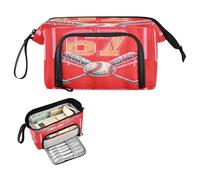 decor gift Drip-style Bianco Baseball 67 Scuola Matita Astuccio Grande Capacità Con Scomparto Multifunzionale per Man College articulos para la escuela