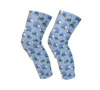 decor gift Funny Hedgehog Tractor Blue leggero ginocchiere per gli uomini imbottito ginocchio yoga pallavolo