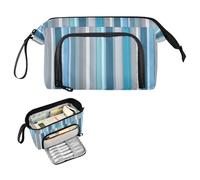 decor gift Funny oases Blu A Coste Blu E Grigio Scatola di Matita Grande Capacità Box Astuccio con Slot per Le Donne High School estuche para plumas