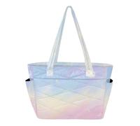 decor gift Gradiente Rainbow Moon Tote Bag per le donne Borsa da spiaggia per la spiaggia con Multi Tasche bolsa tote para mujer