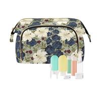 decor gift Grande beauty case Essentials William Morris White Lily Flowers (longword) portamonete da donna da viaggio