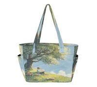 decor gift Grass Tree Boy Lettura Tote Pool Bag Borsa da Viaggio per Spiaggia con Trolley Sleeve bolsa para gimnasio