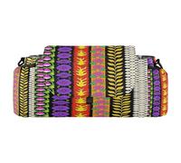 decor gift grazioso organizer per passeggino Bold Folk Art Floral Vertical Stripe Caddy organizer con trasporto