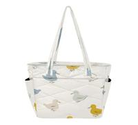 decor gift Mallard Duck Offwhite Tote Pool Bag Borse pieghevoli per viaggi quotidiani con custodia trolley mochila tote escolar