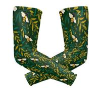 decor gift Manicotto a compressione per braccio con api della foresta pluviale, 1 paio di manicotti rinfrescanti per protezione solare UV, per conducente, corsa, calcio