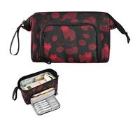 decor gift Nordic Fox Raspberry Nero Rosso Astucci di Grande Capacità Carino Matite Astucci con Slot per Ragazzi Preppy Forniture scolastiche estuche para lapices nina