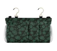 decor gift Organizer da comodino con arca di geranio verde borsa portaoggetti con tasche organizer da appendere per testiere/letto a castello organizador para cama