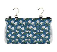 decor gift Organizer da comodino Gardenia Cloud bianco blu dormitorio letto borsa per telecomandi telefono, dormitorio universitario, campeggio, sponde letto bambino soporte de cama