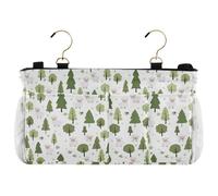 decor gift Organizer da comodino Indiana agnelli foreste Off White Bed Hanging Bag per college dormitorio stanze essenziali, sponde letto ospedale, campeggio bolsa para rieles de cama