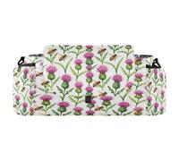decor gift organizer per passeggino e portaoggetti Flower and Bumblebees Bee Lover passeggino pannolino caddy con elementi essenziali