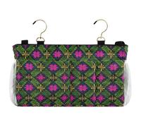 decor gift Organizer portaoggetti da comodino con motivo carnevale rosa fluorescente per letto laterale organizer da appendere per casa, dormitorio, cajones a castello per debajo de la cama