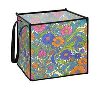 decor gift pieghevoli Feltro cestini organizzazione e scatole di stoccaggio per utilità cucina Messicano Folk Art Floral Pattern L