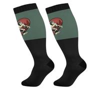 decor gift Plus Size calze compressione 1 Paia Gothic Art mostri Cuore