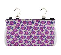 decor gift Portaoggetti da comodino Inghilterra Tudor rosa viola borsa con tasche organizer per letti a castello e ospedale, dormitorio camere letto sponde accesorio para cama