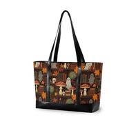 decor gift Robusta valigetta da donna con cerniera Cherry Flowers Lovely Red Black per viaggi, palestra, vacanze con pranzo, Fantasmi Bookish Scuro Carino Spooky