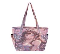 decor gift Sexy Cherry Flower Girl Tote Bag Everyday Borsa a tracolla per viaggi e spiaggia Weekend Getaway con portabicchieri mochila tote escolar