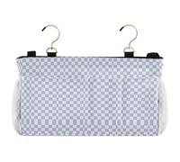 decor gift Tasca da comodino per dormitorio viola e bianco americano plaid appeso comodino Caddy per letti a castello e ospedale camere dormitorio sponde letto cajones para debajo de la cama