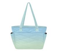 decor gift Verde Blu Gradiente Tote Bag Borse da Spiaggia per Piscina Palestra Drogheria Viaggi con Tasca mochila tote escolar