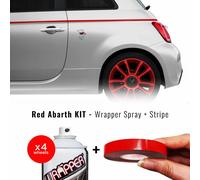 Decor Kit Adesivo per 500 Abarth, Rosso