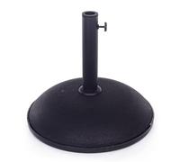 Decor Space Base in Cemento Barry per ombrellone a palo Centrale, appoggio in Resina (35 kg, Nero)