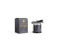 Decor Space Candela profumata con campana e scatola regalo, decorazione per ambienti da 110 grammi (Black Musk)