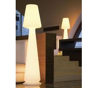 Decor Space Lampada CHLOE luminosa per interno ed esterno Made in Italy da 39 x h165 cm (Luce bianca)