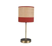 Decor Space Lampada da tavolo Aylen con base in acciaio h 39 cm (Terracotta)