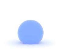 Decor Space Lampada Hoop Bright luminosa sfera con led Made in Italy per esterno (Piccolo Con Cavo, Blu)