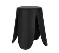 Decor Space Sgabello per interno Imogen Struttura In Polipropilene, 37 x 37 x 47 h cm Nero