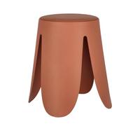 Decor Space Sgabello per interno Imogen Struttura In Polipropilene, 37 x 37 x 47 h cm Terracotta