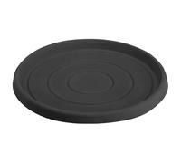 Decor Space Sottovaso per Vaso Tondo in Resina Decorazione per Fiori e Piante Made in Italy (Ø 33 per Vaso Ø 50 cm, Antracite)