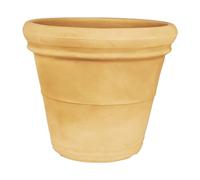 Decor Space Sottovaso per Vaso Tondo in Resina Decorazione per Fiori e Piante Made in Italy (Ø 38,5 per Vaso Ø 65 cm, Impruneta)
