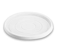 Decor Space Sottovaso per Vaso Tondo in Resina Decorazione per Fiori e Piante Made in Italy (Ø 41 per Vaso Ø 70 cm, Bianco)