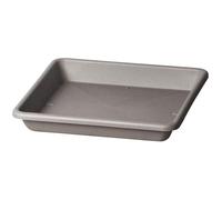 Decor Space Sottovaso Quadrato ''Quadro Basic'' per Fiori e Piante da Esterno (33 cm, Bruno)