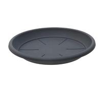 Decor Space Sottovaso Tondo Basic'' per Fiori e Piante da Giardino (30 cm, Antracite)